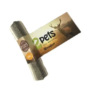 Rabatt 2Pets tugghorn, hjort, kluven, S