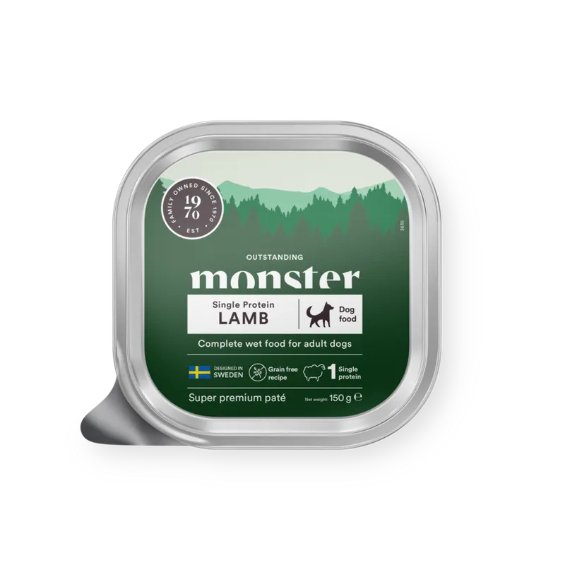 Monster Dog Lamb Patè 150g Kampanjpris