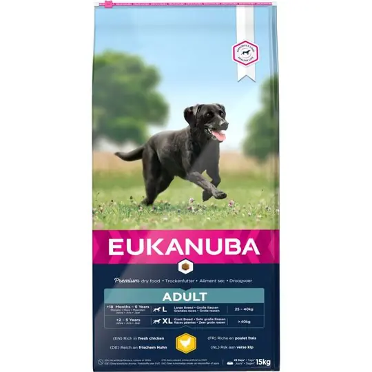 Eukanuba Dog Adult Large Breed (15 kg) Begränsad tid