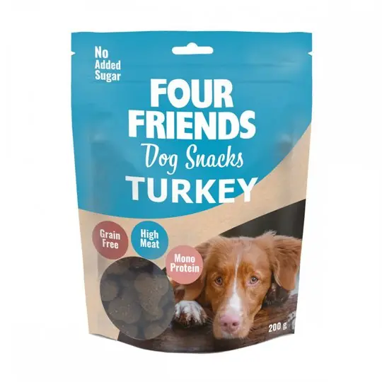 Reapris Four Friends Dog Snacks Turkey 200 g