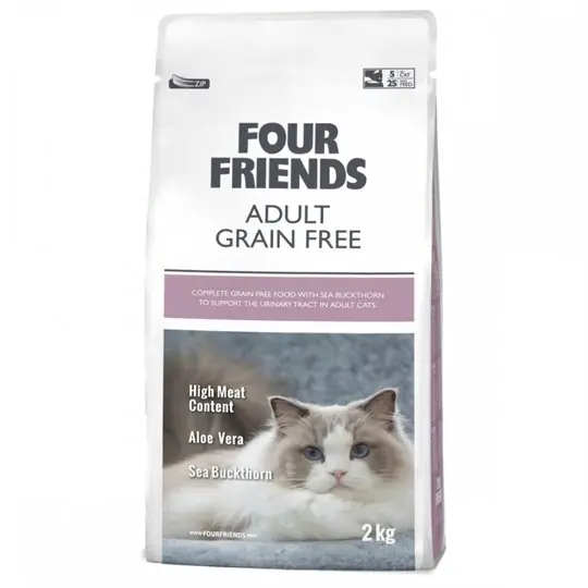 FourFriends Cat Adult Grain Free (2 kg) Snabb leverans