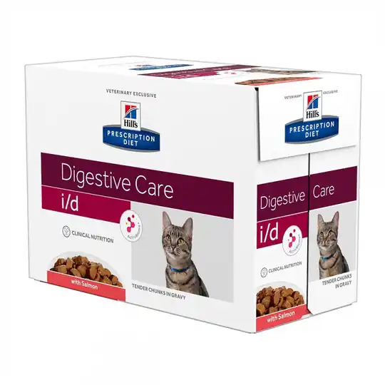 Hill's Prescription Diet Feline i/d Digestive Care Salmon 12x85 g Billig