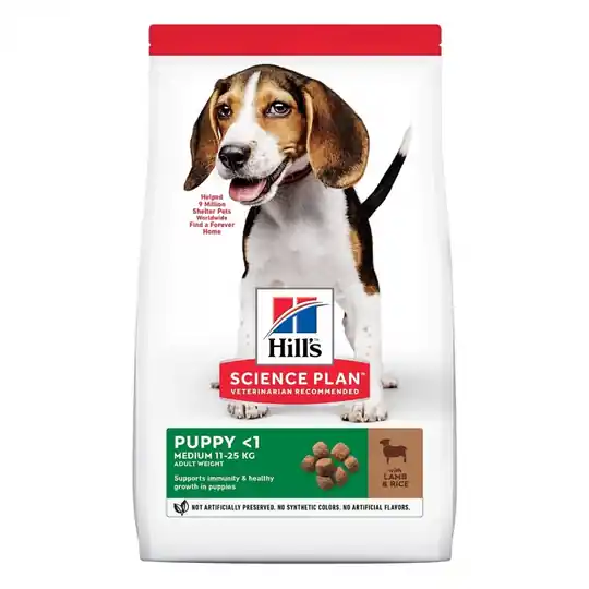 Säker betalning Hill's Science Plan Puppy Medium Lamb & Rice (12 kg)