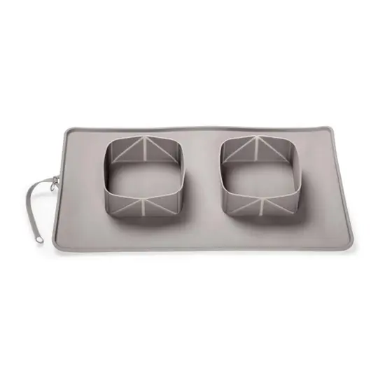 Little&Bigger Voyage Double Diner Mat Grå Snabb frakt