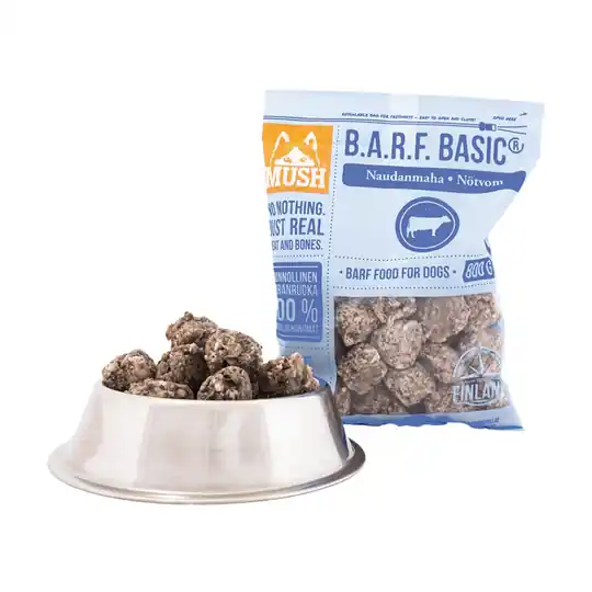 Handla nu Mush Barf Basic Nötvåm 800 g