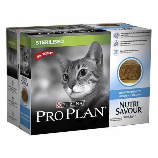 Purina Pro Plan Cat Nutri Savour Sterilised Multipack Cod 10x85 g Handla nu