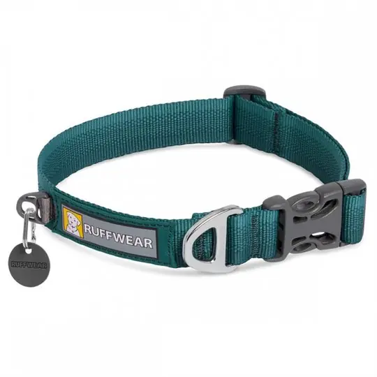 RuffWear Front Range Hundhalsband Petroleum (28-36 cm) Populärt val