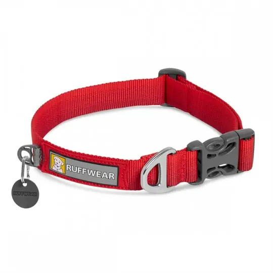 RuffWear Front Range Hundhalsband Röd (28-36 cm) Reapris