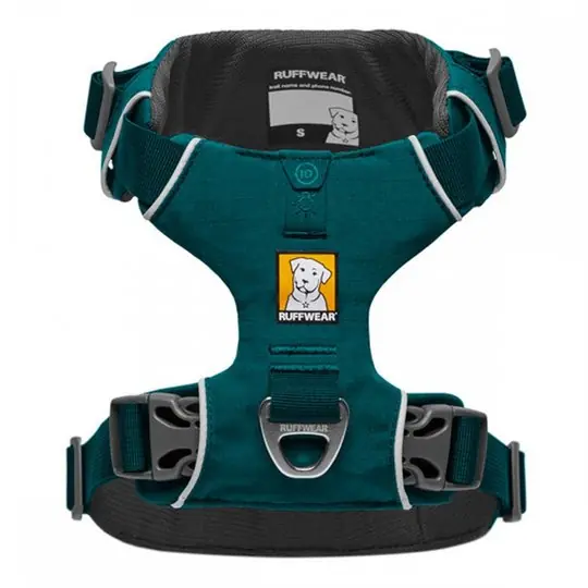 RuffWear Front Range Hundsele Grön/Blå (XXS) prisnedsättning