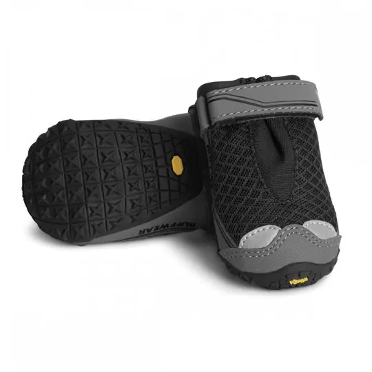 RuffWear Grip Trex Hundskor Svart 2-pack (76 mm) Säker betalning