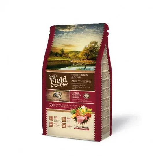 Sam's Field Adult Medium Chicken & Potato (2,5 kg) Kampanjpris