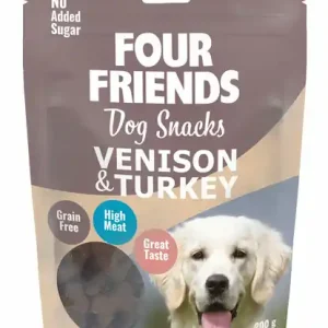 Köp online Dog Snacks Venison & Turkey hundgodis - 200 g