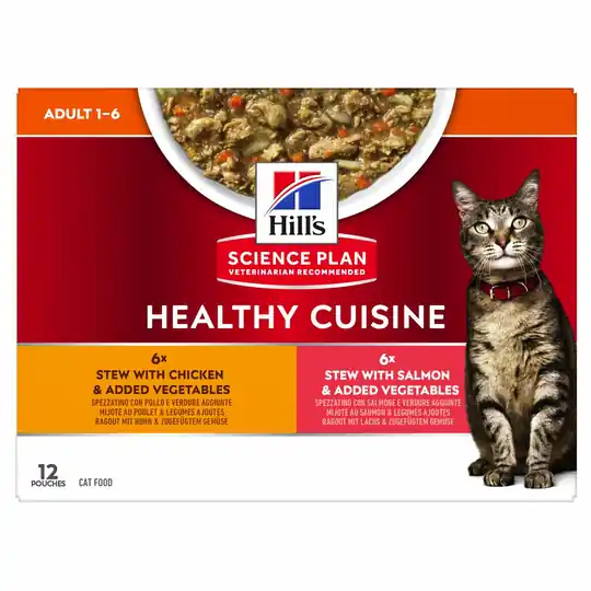 Endast idag Healthy Cuisine Stew Våtfoder till Vuxna Katter - 12 st x 80 g