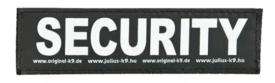 Reapris Kardborremärke till Julius K-9 Powersele - S / SECURITY
