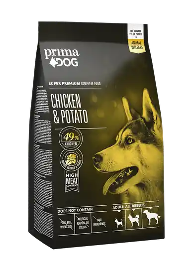 Lågt pris Kyckling & Potatis Foder Vuxna Hundar - 2 kg