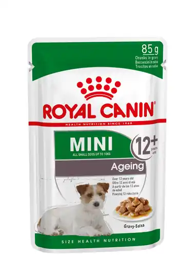 Mini Ageing 12+ Våtfoder för hund - 12 x 85 g Rea