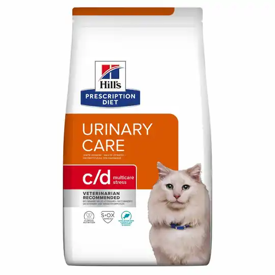 Rabatter Prescription Diet c/d Multicare Stress Urinary Care Torrfoder med Havsfisk - 3 kg