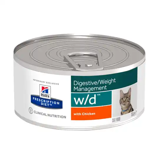 Prescription Diet w/d Multi-Benefit kattfoder - 24 x 156 g Kundfavorit