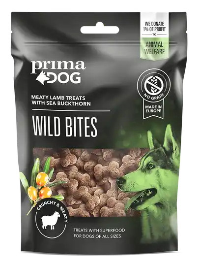 Endast denna vecka Wild Bites Lamm & Havtorn - 100 g