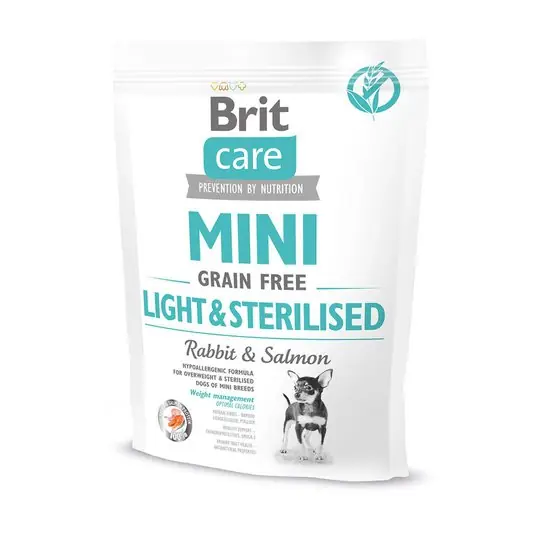 Brit Care Mini Grain Free Light & Sterilised (400 g) Begränsat antal