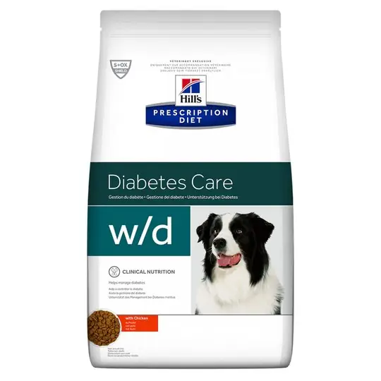 Snabb frakt Hill's Prescription Diet Canine w/d Diabetes Care Chicken (12 kg)
