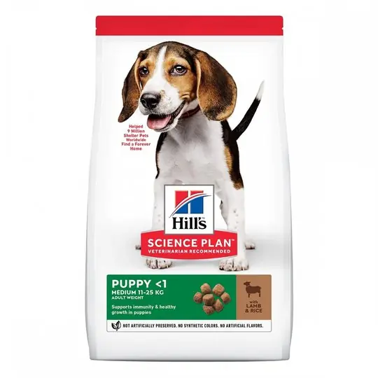 Sista chansen Hill's Science Plan Puppy Medium Lamb & Rice (2,5 kg)