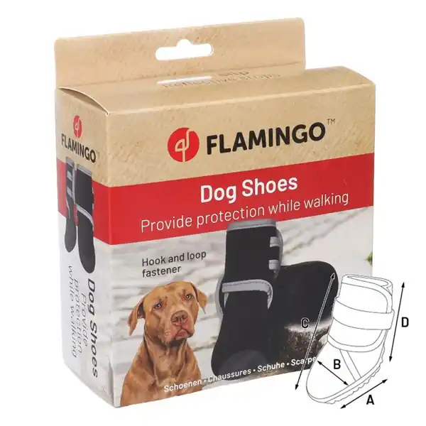 Snabb frakt Hundsko Laky svart 2-pack XXL