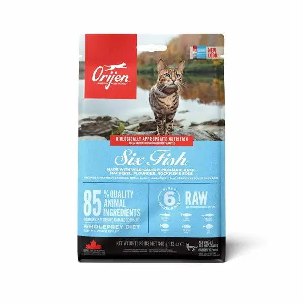 Orijen cat Six fish 5,4kg Kampanjpris