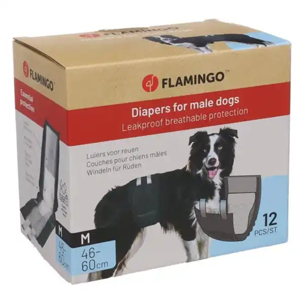 Begränsad tid Kisskydd hanhund Dipy M 46-60cm 12-pack