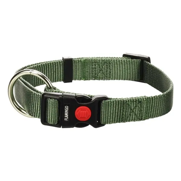 Snabb frakt Halsband Ziggi grön M 40-55cm