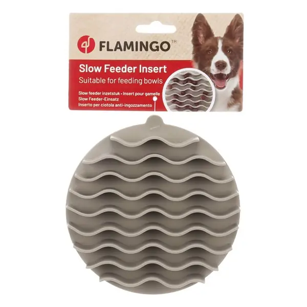 Slow feed ilägg för matskål beige 15cm Lågt pris
