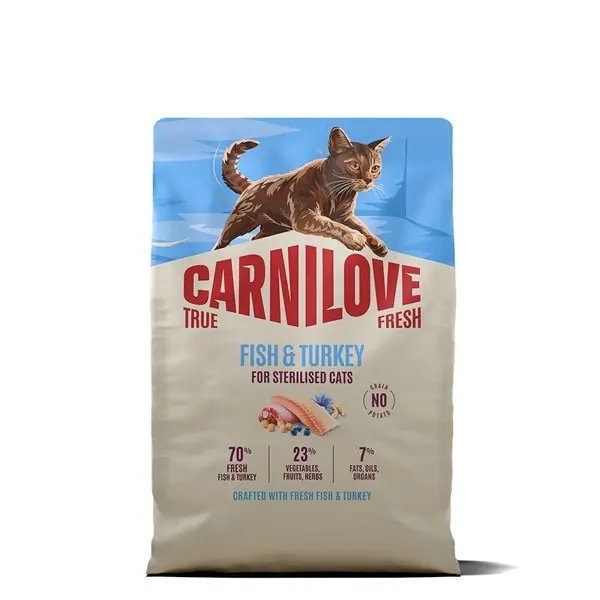 CL True Fresh Cat Fish & Turkey for Sterilised Adult All Breeds 2 kg Handla nu