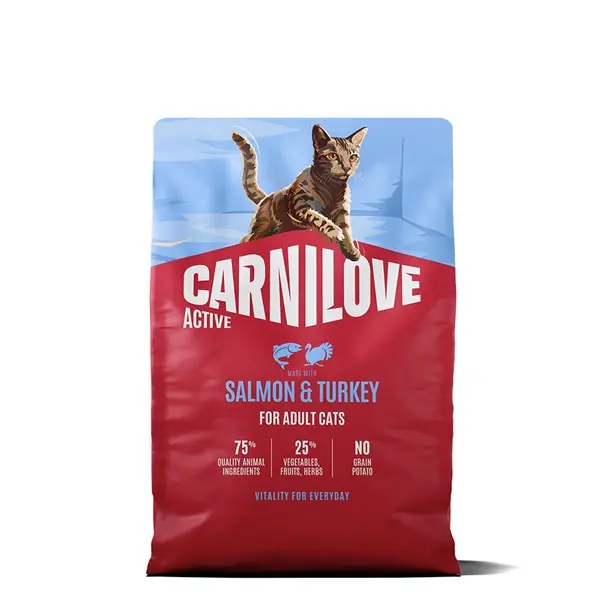 Carnilove Active Cat Salmon & Turkey for Adult All Breeds 2 kg Köp nu