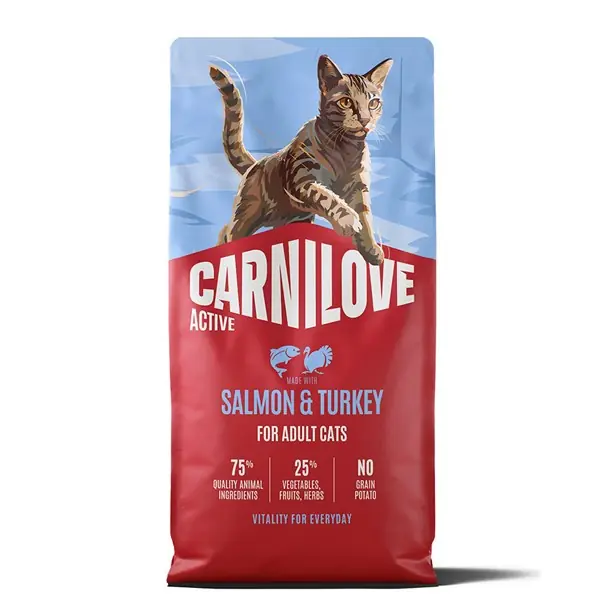 Carnilove Active Cat Salmon & Turkey for Adult All Breeds 6 kg Begränsad tid