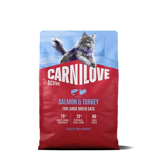 Carnilove Active Cat Salmon & Turkey for Adult Large Breeds 2 kg Trygg betalning