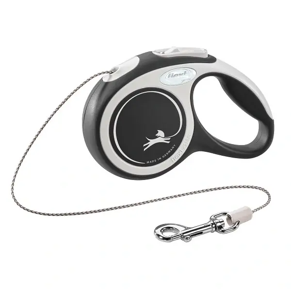 Snabb leverans Flexikoppel New Comfort X-SMALL med lina 3 m - svart