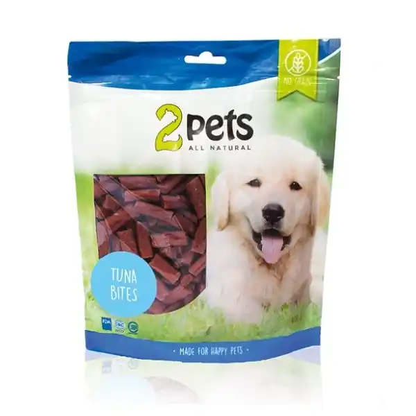 2pets Dogsnack Tuna Bites - 400 g Endast denna vecka