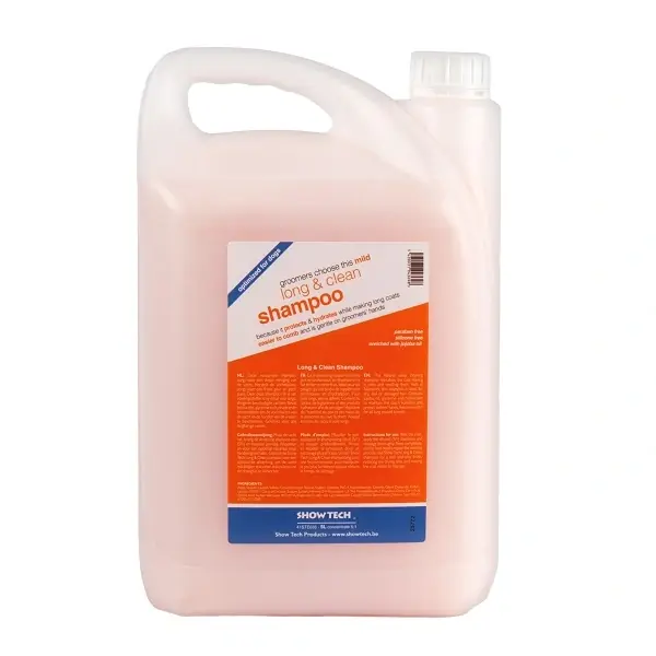 Show Tech Long & Clean schampo - 5 liter Endast denna vecka