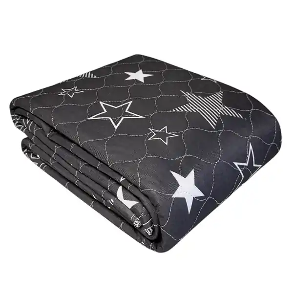Peefree tvättbar valpmatta - grå med vita stjärnor - 60x40 cm Rea