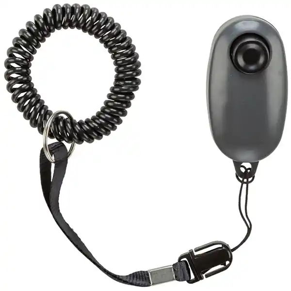Endast idag Trixie Soft klicker med armband - grå