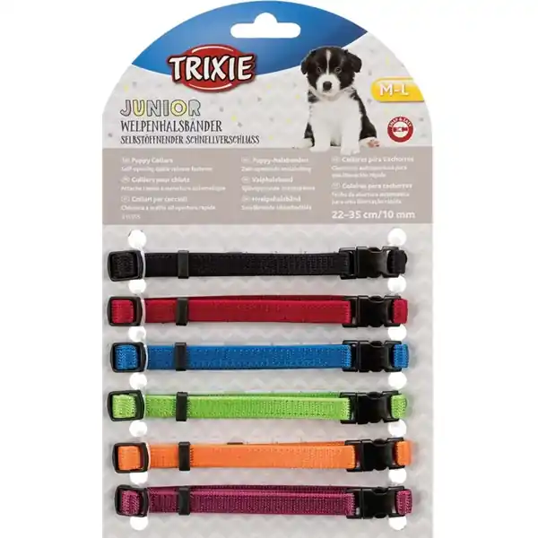 Populär Trixie Junior valphalsband 6-pack - S/M